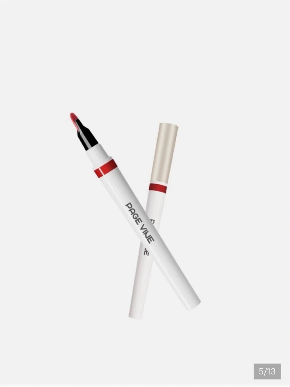 PAGE VINE Calligraphy Lip Stain Ripe Berry Gloss Liquid Waterproof 0.03 fl oz